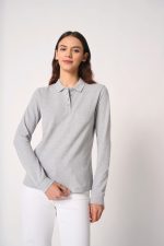 Polo piqué LSL femme – Image 3