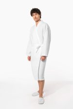 Peignoir kimono nid d'abeille – Image 3