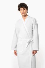 Peignoir kimono nid d'abeille – Image 5