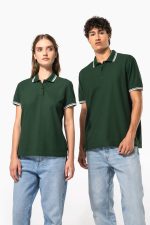 Polo femme manches courtes à liserés contrastés – Image 9
