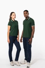 Polo femme manches courtes à liserés contrastés – Image 11