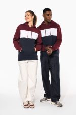 Sweat-shirt tricolore à capuche unisexe – Image 12