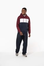 Sweat-shirt tricolore à capuche unisexe – Image 14