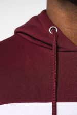 Sweat-shirt tricolore à capuche unisexe – Image 7