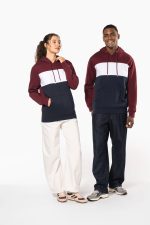 Sweat-shirt tricolore à capuche unisexe – Image 16