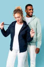 Sweat-shirt écoresponsable zippé à capuche femme – Image 20