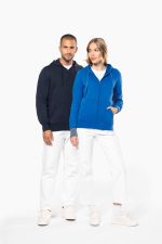 Sweat-shirt écoresponsable zippé à capuche femme – Image 11