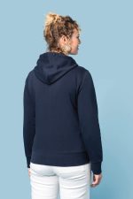 Sweat-shirt écoresponsable zippé à capuche femme – Image 29