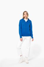 Sweat-shirt écoresponsable zippé à capuche femme – Image 12