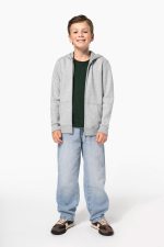 Sweat-shirt recyclé zippé à capuche enfant – Image 8