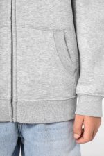 Sweat-shirt recyclé zippé à capuche enfant – Image 6