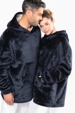 Plaid poncho unisexe – Image 10