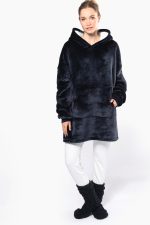 Plaid poncho unisexe – Image 11