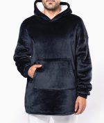 Plaid poncho unisexe – Image 19