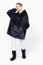 Plaid poncho unisexe – Image 12