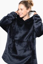 Plaid poncho unisexe – Image 13