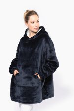 Plaid poncho unisexe – Image 14