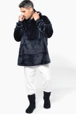 Plaid poncho unisexe – Image 15