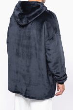 Plaid poncho unisexe – Image 20