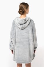 Plaid poncho unisexe – Image 2