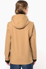 Veste Softshell 3 couches à capuche avec manches amovibles unisexe – Image 6