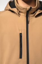 Veste Softshell 3 couches à capuche avec manches amovibles unisexe – Image 8