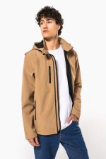 Veste Softshell 3 couches à capuche avec manches amovibles unisexe – Image 16