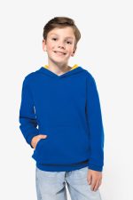 Sweat-shirt capuche contrastée enfant – Image 4