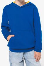 Sweat-shirt capuche contrastée enfant – Image 18