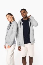 Sweat-shirt zippé capuche contrastée femme – Image 7