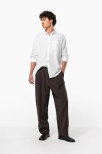 Chemise Oxford lavée manches longues – Image 11