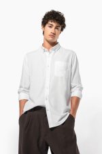 Chemise Oxford lavée manches longues – Image 10