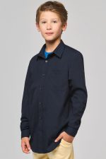 Chemise popeline manches longues enfant – Image 11