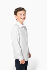 Chemise popeline manches longues enfant – Image 7