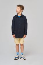 Chemise popeline manches longues enfant – Image 10