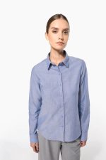 Chemise Oxford manches longues femme – Image 2