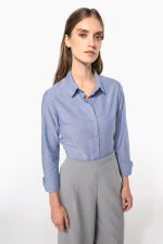 Chemise Oxford manches longues femme