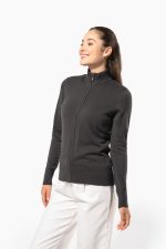 Cardigan zippé femme