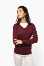 Pull col V femme – Image 3
