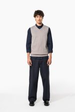 Pull col V sans manches – Image 7