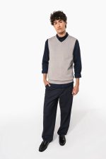 Pull col V sans manches – Image 11