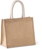 Sac style cabas en toile de jute - modèle moyen