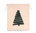 Sac coton à cordon motif sapin – Image 2