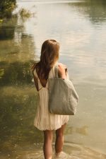 Sac shopping délavé en coton – Image 6