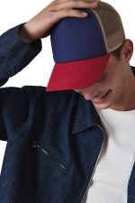 Casquette trucker 5 panneaux en coton canvas - K-up Gold Label – Image 2
