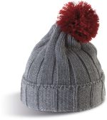 Bonnet à pompon avec revers – Image 5