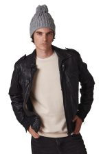 Bonnet en maille tricot