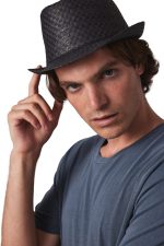 Chapeau de paille style Panama rétro – Image 5