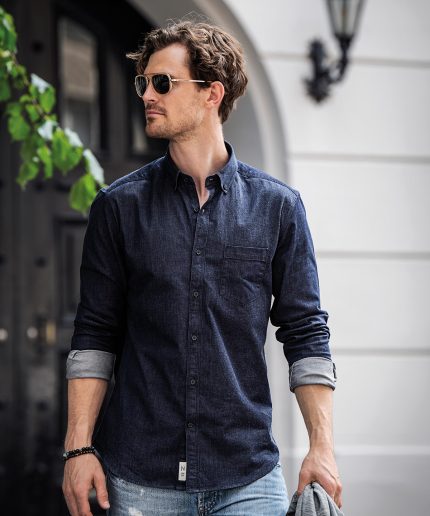 Torrance slim fit  raw and stylish denim shirt