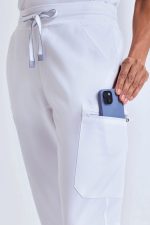 Pantalon cargo stretch femme – Image 3